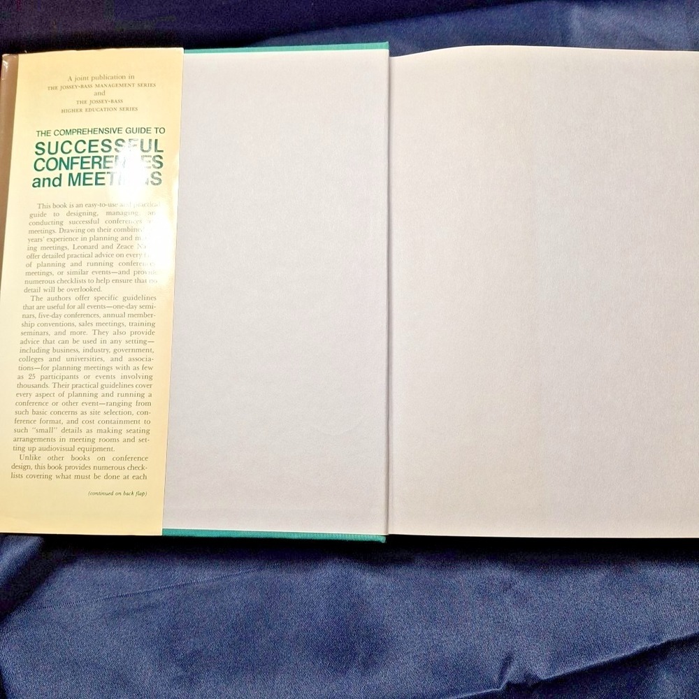 Comprehensive Guide to Successful Conferences & Meetings OSU Textbook HC - Picture 5 of 16